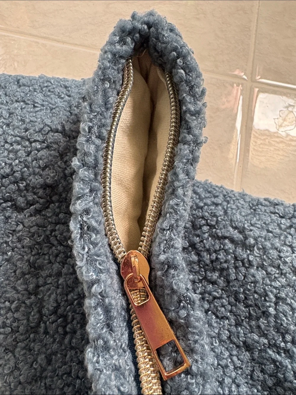 Ulta Beauty Zippered Makeup Bag Pouch Blue